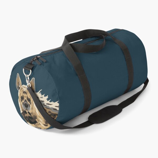 Striped Hyena Portrait Duffle Bag
