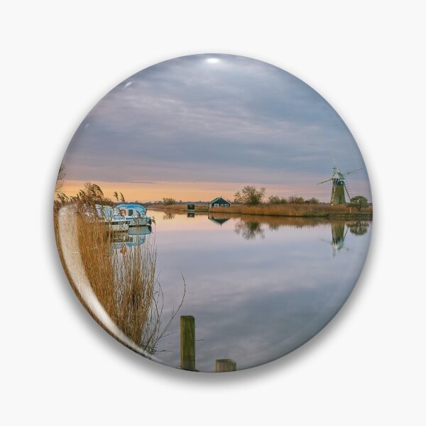 Item preview, Norfolk Broads Windmill at Dawn designed and sold by dp-images.