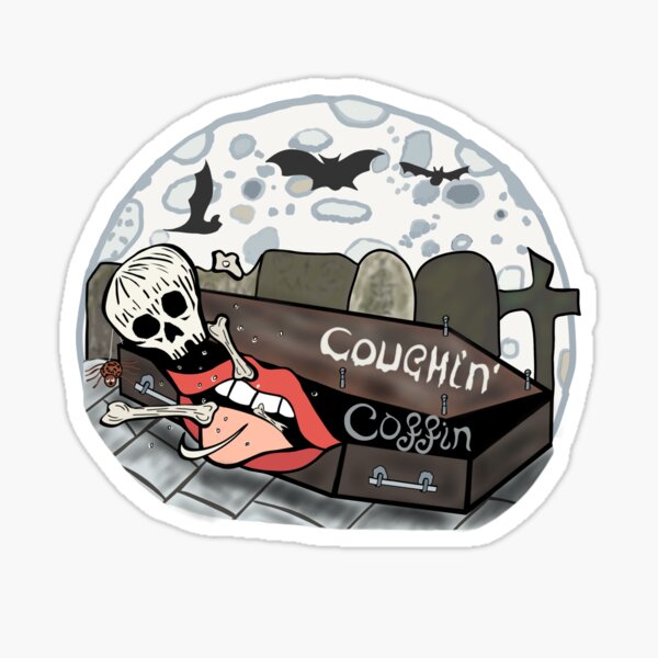 Artikelvorschau, Coughin 'Sarg entworfen und verkauft von CreativeLore.