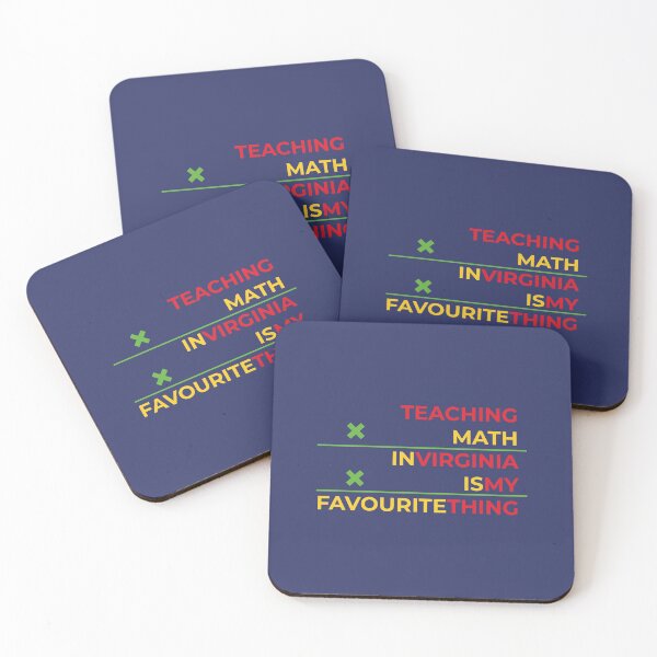 Item preview, Teaching math in Virginia is my favourite thing  designed and sold by Cat-designs.