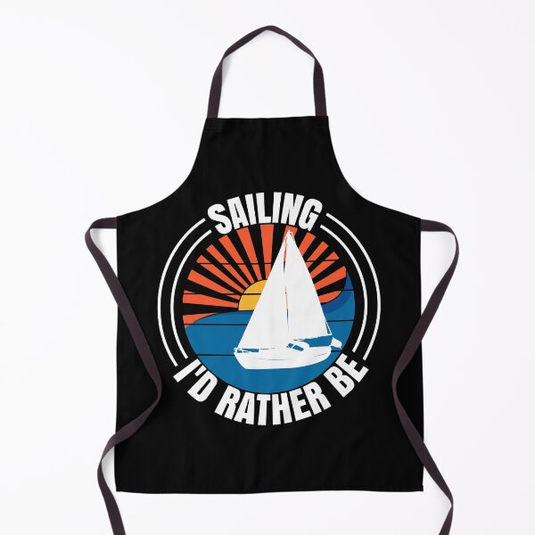 Item preview, Sailing I'd Rather Be Sailboat Yachting Monohull Boat designed and sold by CharJens.