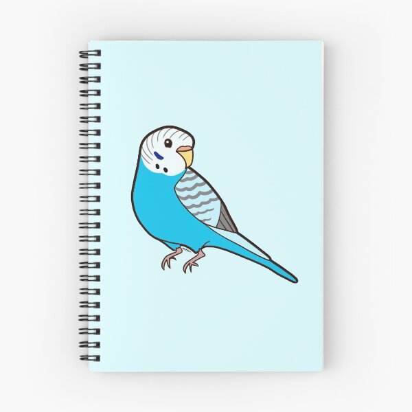 Item preview, Budgie Parakeet Blue Bird Drawing designed and sold by EStanleyMedia.