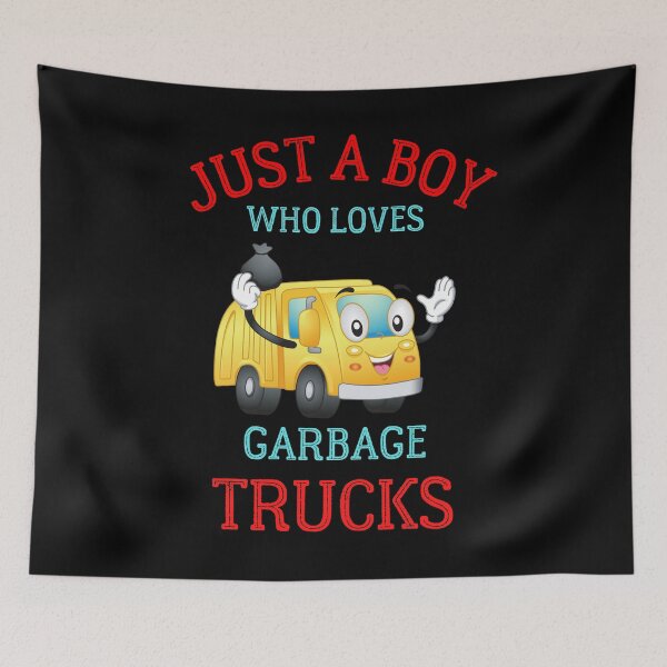 Item preview, Just A Boy Who Loves Garbage Trucks designed and sold by WoodburyLake.