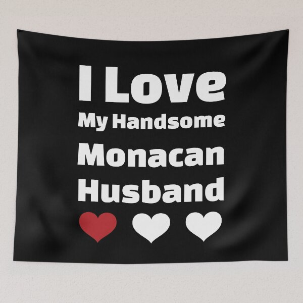Item preview, I Love My Handsome Monacan Husband - Monaco Husband designed and sold by DiceNLDesigns.