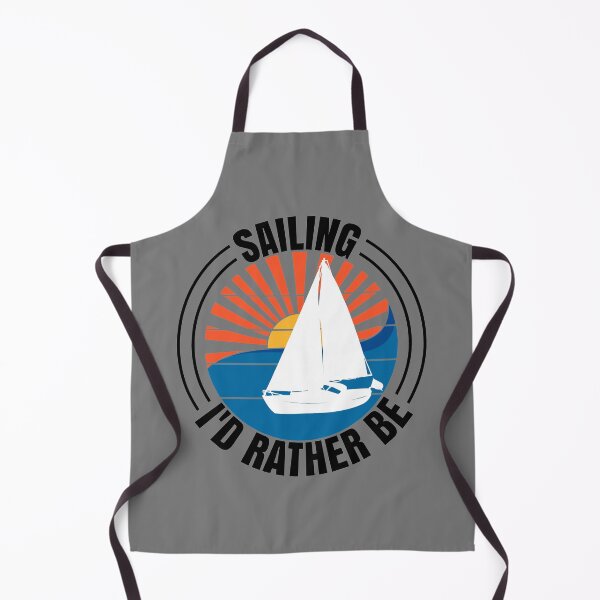 Item preview, Sailing I'd Rather Be Sailboat Yachting Monohull Boat designed and sold by CharJens.