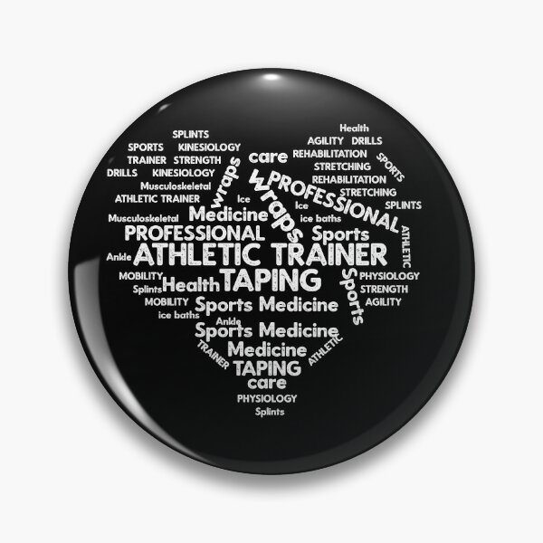 Item preview, Athletic Trainer Word Cloud Heart designed and sold by TeesYouWant.