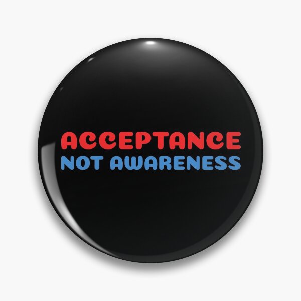Item preview, Acceptance Not Awareness Autism designed and sold by MariosNydras.