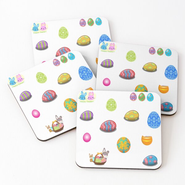 Item preview, Eggcellent Easter Colored Eggs Sticker Pack designed and sold by Christienne.