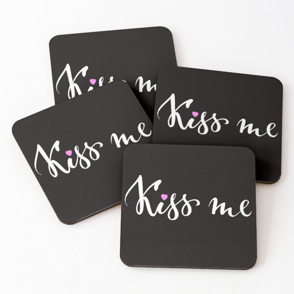 Item preview, Kiss Me white designed and sold by WearWolfDesigns.