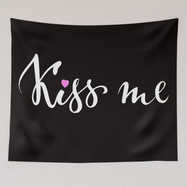 Item preview, Kiss Me white designed and sold by WearWolfDesigns.