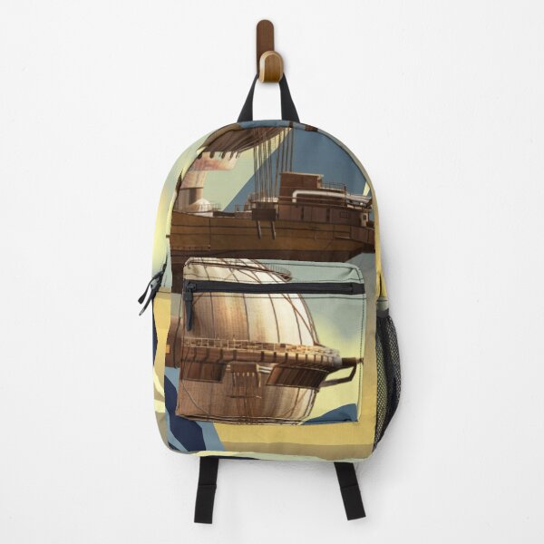 Item preview, Steampunk Balloon and Blue Mountains designed and sold by CassieNash.