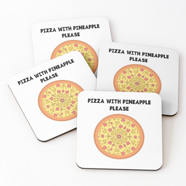 Item preview, Pizza with pineapple please designed and sold by jcnenm.