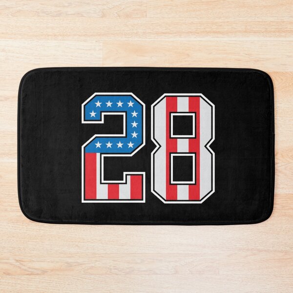 Item preview, 28 American Classy Numbers twenty-eight United States Flag designed and sold by Urosek.