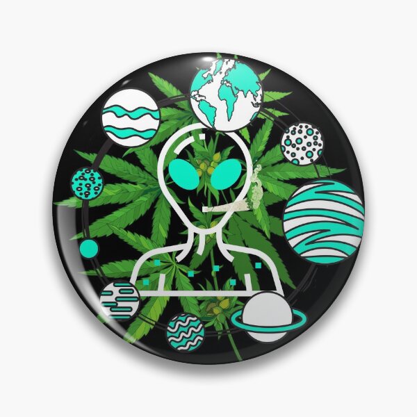 Item preview, ALIEN Stoner | Smart Successful Stoner | Spiritual Stoner |  designed and sold by AlfaEcho.