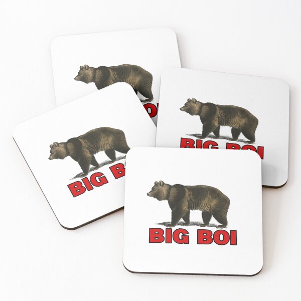 Item preview, big boi bear  red text designed and sold by Captain-Jackson.