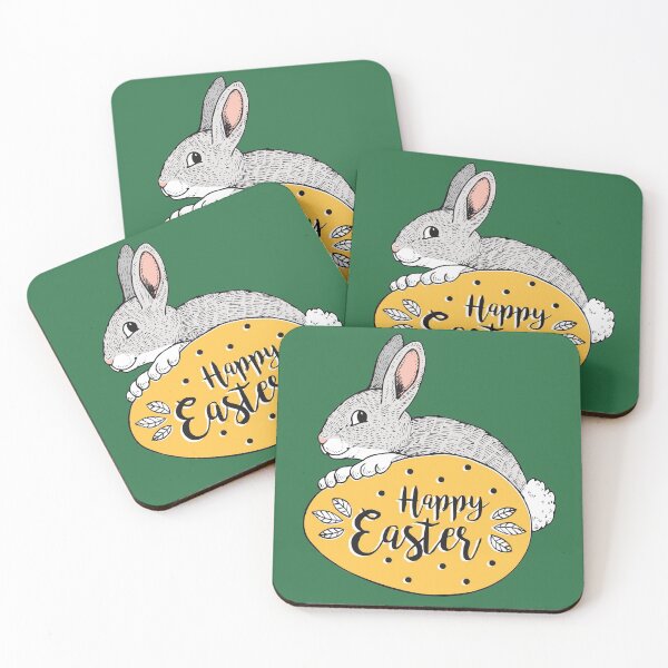 Item preview, Easter Bunny Lover Gift with Easter Painted Egg and Cute Rabbit  Lockdown Easter 2021 designed and sold by hyggekrog.