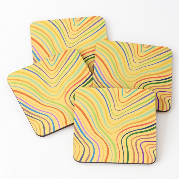Item preview, Amazing simple aesthetic colorful rainbow lines designed and sold by Barolina.
