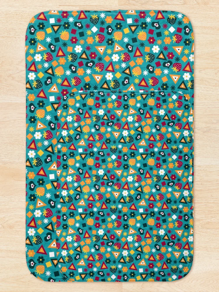 Thumbnail 5 of 6, Bath Mat, Nature elements designed and sold by eugenkoppi6c.