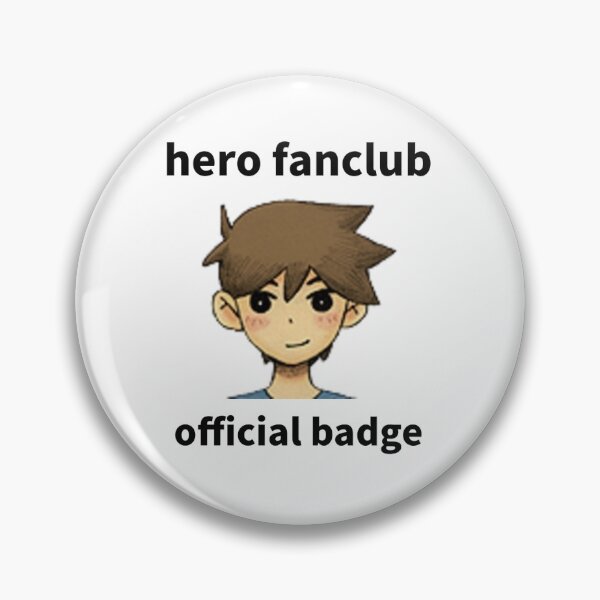 Item preview, Omori Hero Fanclub Official Badge designed and sold by mari l.