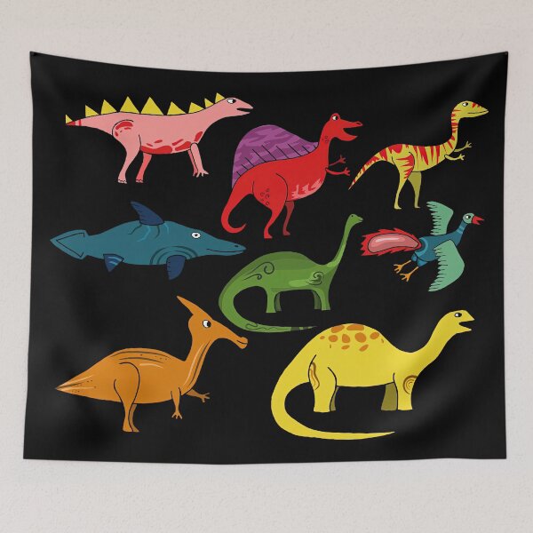 Aperçu de l'œuvre Dinosaures (2021-3-DINOS-1) créée et vendue par NY-Prints-USA.