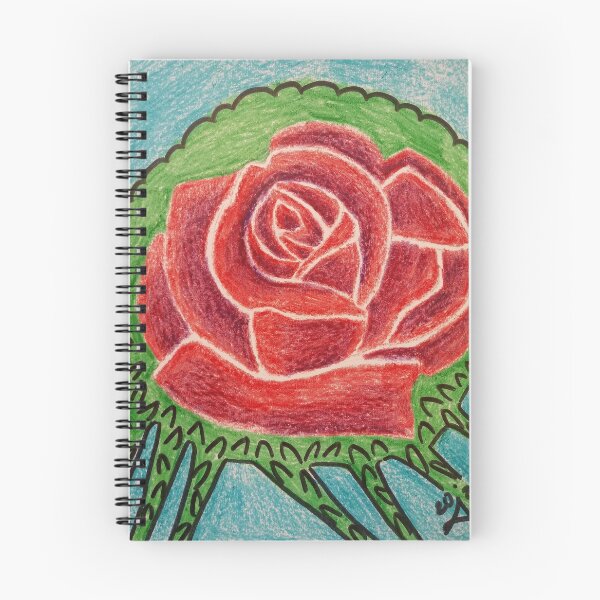 Item preview, Surrealist Folk Rose designed and sold by AmandaJoyArt.