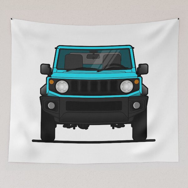 Item preview, Small Blue 4x4 Japan designed and sold by mapurito.