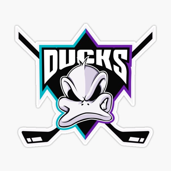 the mighty ducks logo Sticker for Sale by aldenbishop