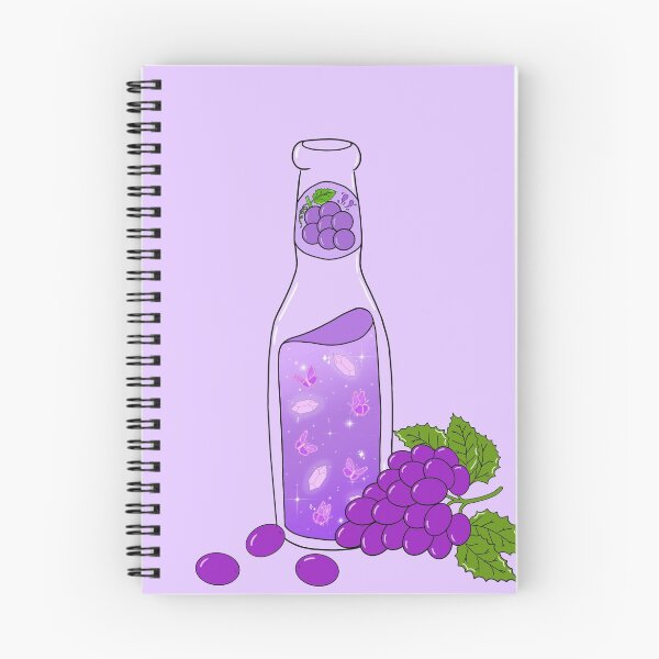 Item preview, Purple grape juice with glowing crystals and butterflies designed and sold by TheRelicShop.