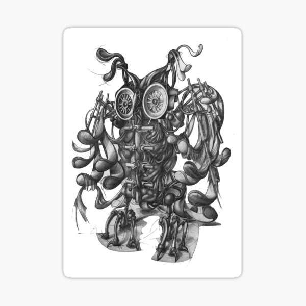 Item preview, Biker owl designed and sold by Paszkan.