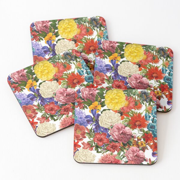 Item preview, Colorful flower bouquet pattern cottagecore aesthetic designed and sold by PG Illustration.
