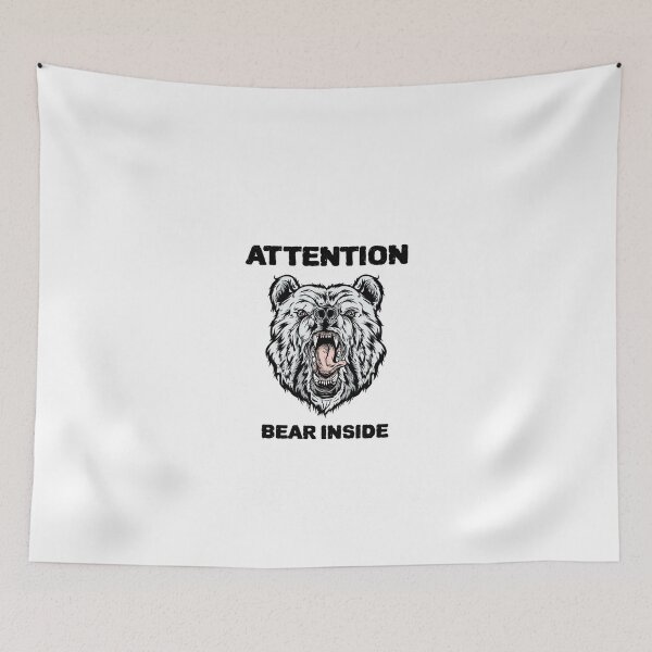 Item preview, Attention Bear inside designed and sold by Teo13.