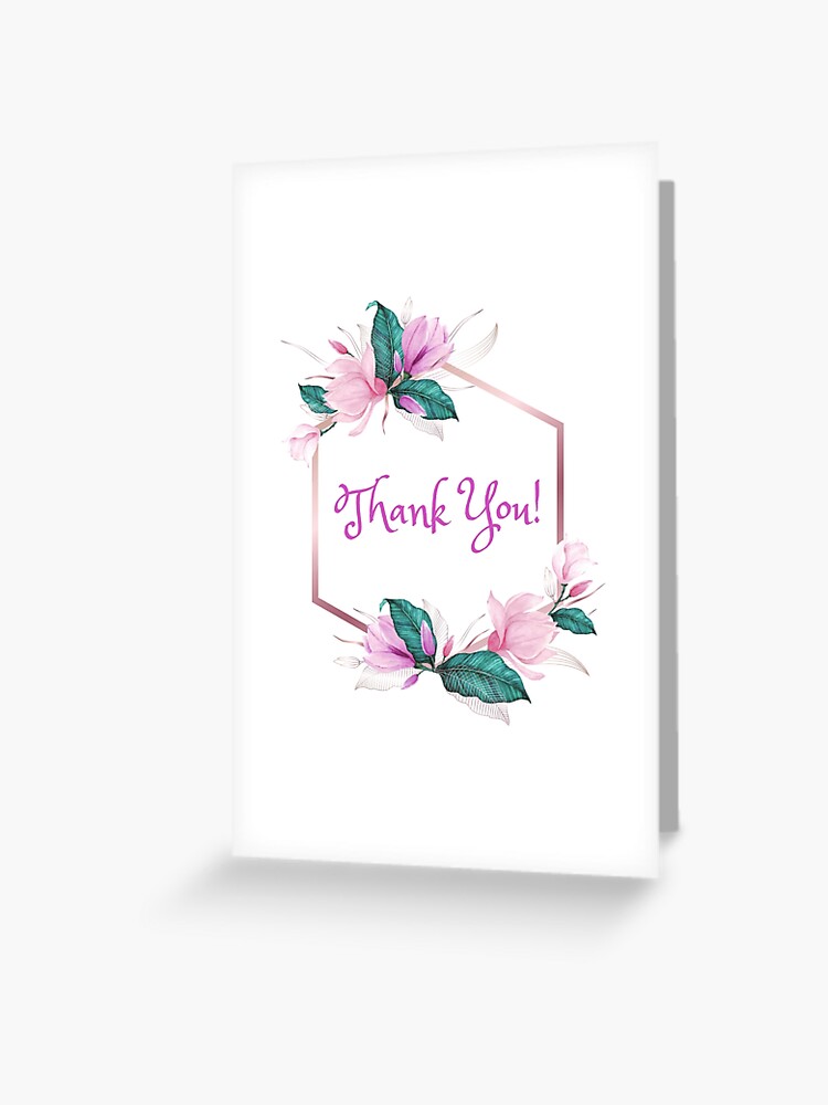 Floral Stationary Set for Women Personalized Thank You Cards Watercolor  Lilac