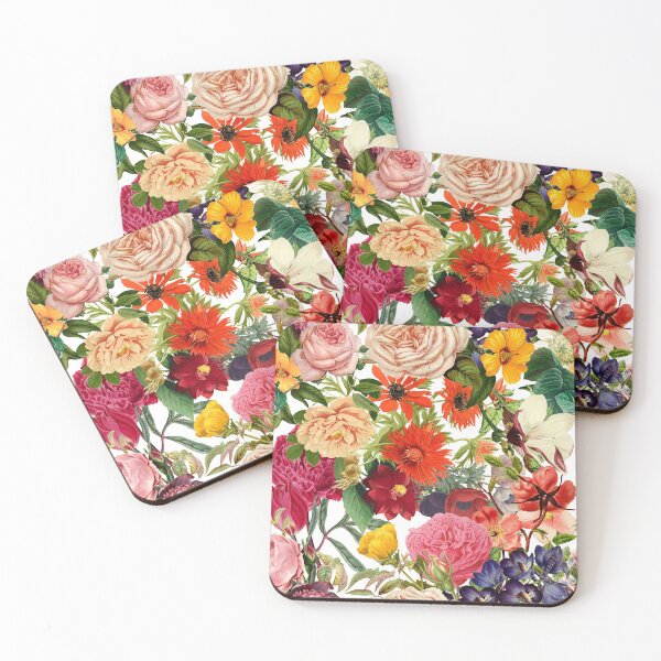Item preview, Summer flowers elegant vintage bouquet cottagecore aesthetic pattern designed and sold by PG Illustration.