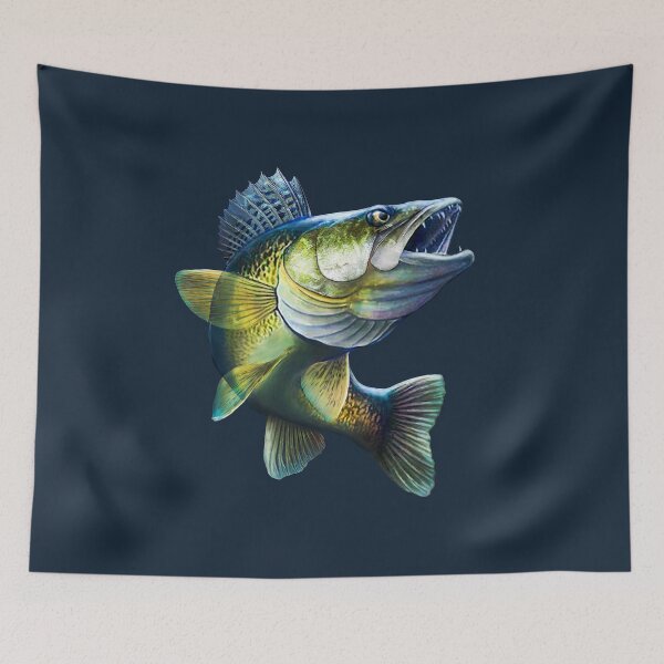 Item preview, zander color on black background designed and sold by zi6orov.