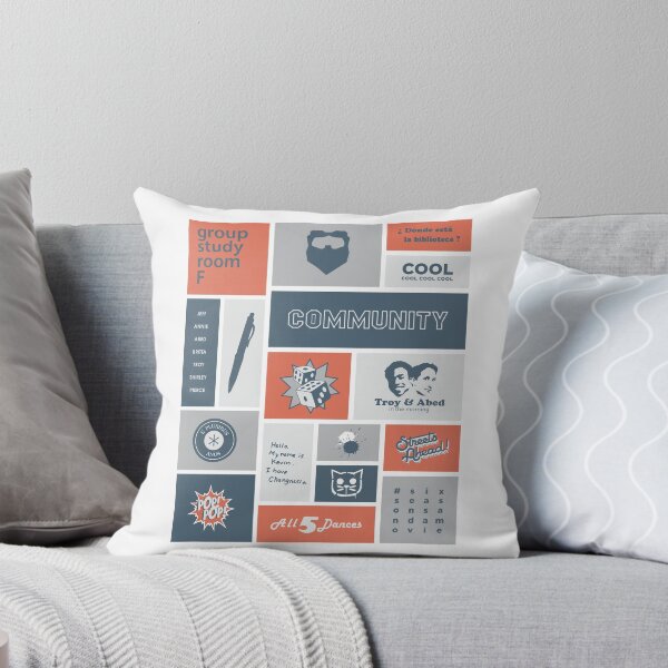 Item preview, community collage gray / orange designed and sold by jennlang.