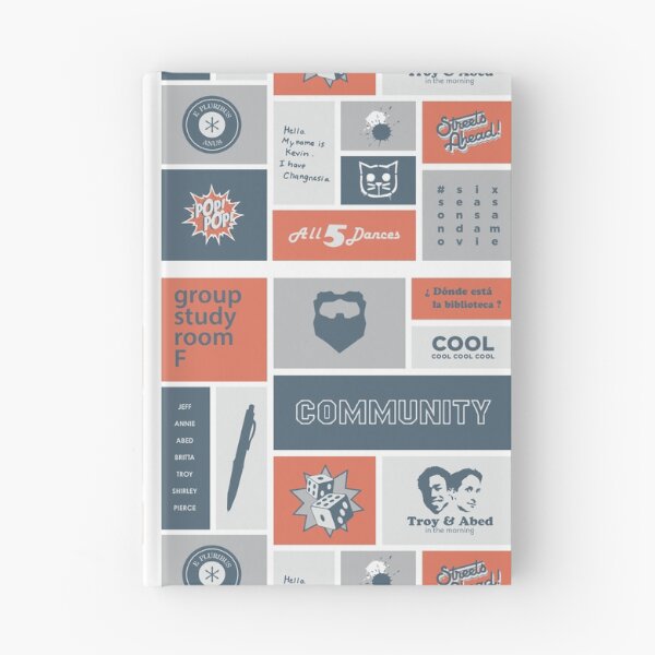 Item preview, community collage gray / orange designed and sold by jennlang.