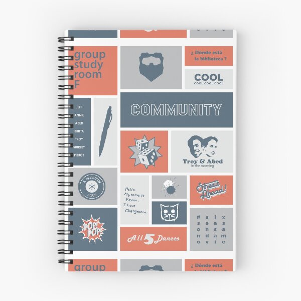 Item preview, community collage gray / orange designed and sold by jennlang.