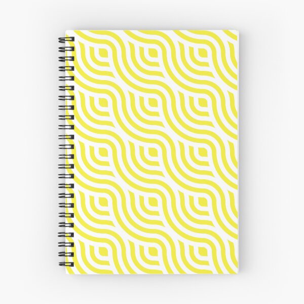 Item preview, Classic White and Bright Yellow Geometric Wave, Abstract Sea Cloud Wind designed and sold by Moyanana.