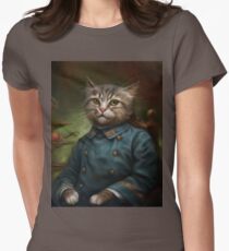 The Hermitage Court Confectioner Apprentice Cat Women's Fitted T-Shirt