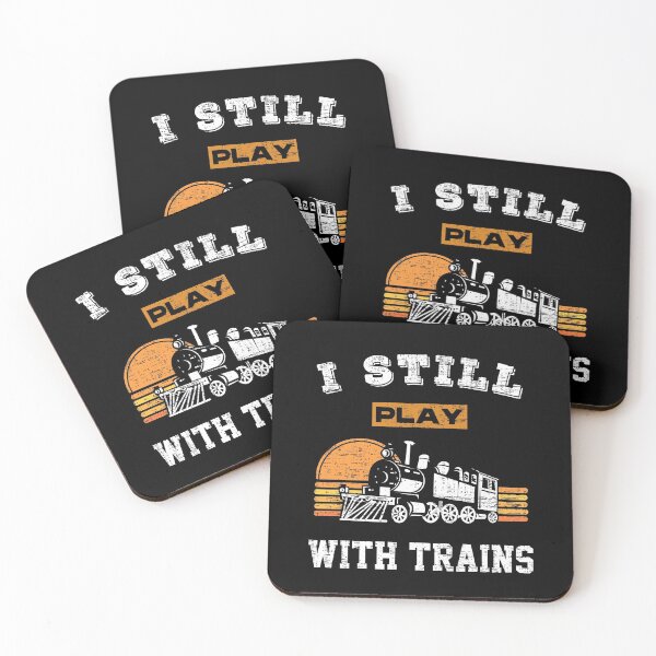 Item preview, I Still Play With Trains Model Railroader Funny Train Driver designed and sold by 74ninetees.