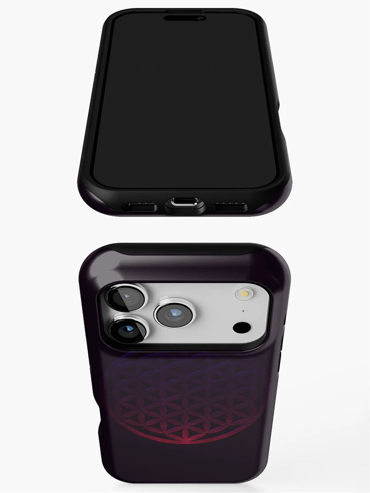 Thumbnail 3 of 4, iPhone Case, Flower OF Life (Forging Force) designed and sold by Mandala Of Life.