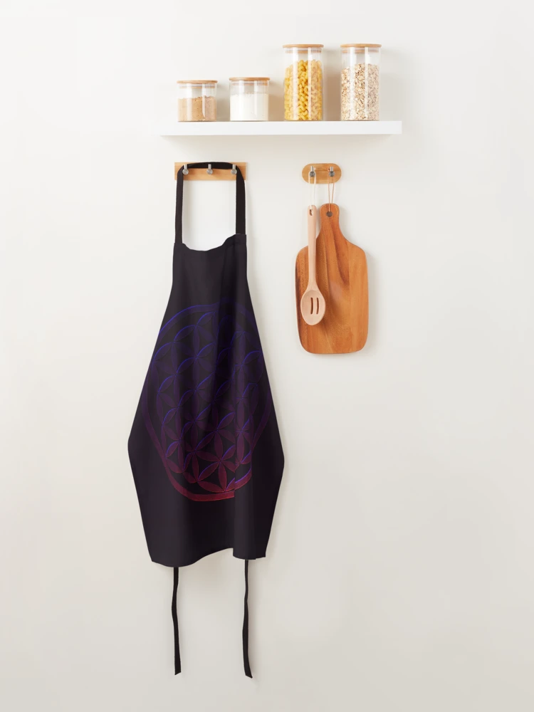 Thumbnail 4 of 6, Apron, Flower OF Life (Forging Force) designed and sold by Mandala Of Life.