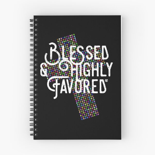 Item preview, Blessed & Highly Favored with Colorful Cross designed and sold by LifeCrush.