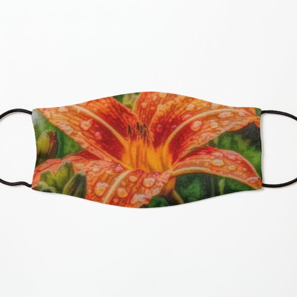 Beautiful Rustic Country Tiger Lily Kids Mask