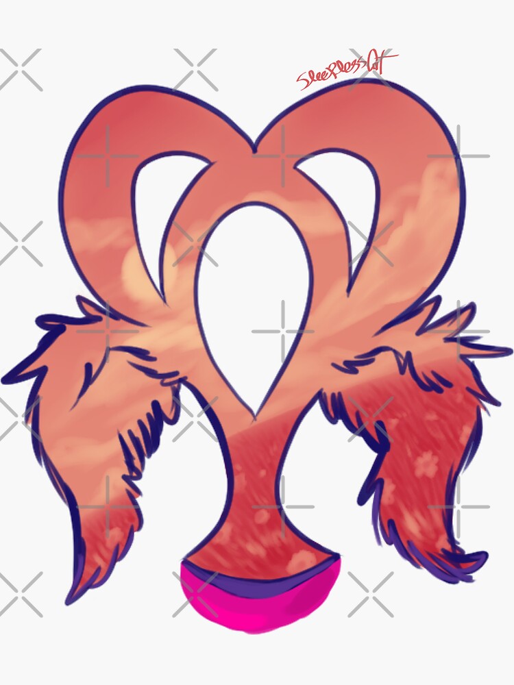 "Kingdom Hearts - Dreamy Spirit Symbol" Sticker for Sale by
