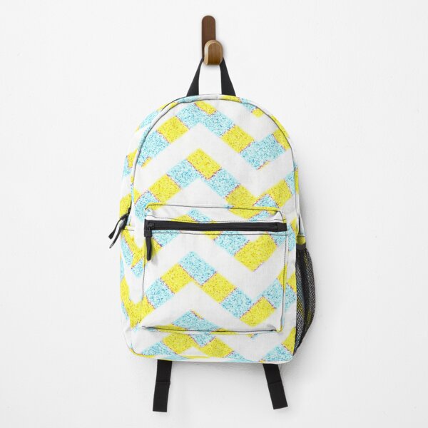 Item preview, Unique yellow blue chevrons designed and sold by shiko1234.