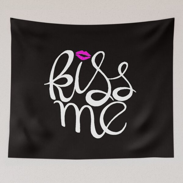 Item preview, Kiss Me Lips white designed and sold by WearWolfDesigns.