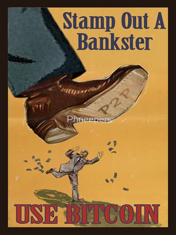 Disover Stamp Out a Bankster Premium Matte Vertical Poster