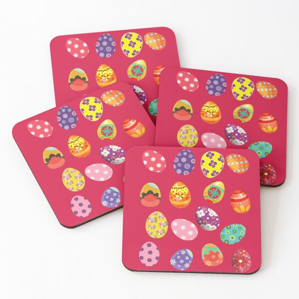 Item preview, Cute Easter eggs with different ornaments  designed and sold by HelloLoriDesign.