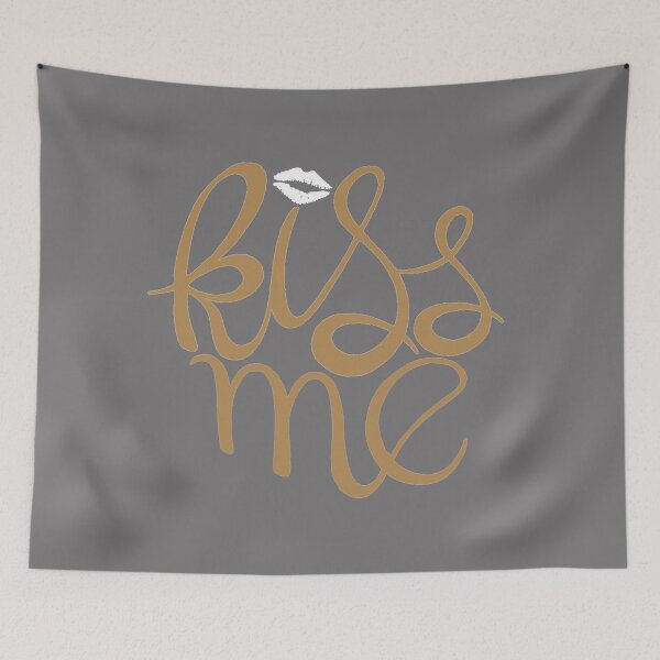 Item preview, Kiss Me Lips Gold designed and sold by WearWolfDesigns.